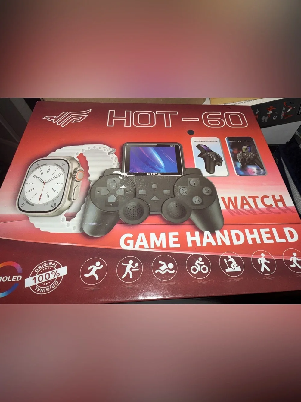 HOT-60 Game Handheld and Smartwatch Bundle